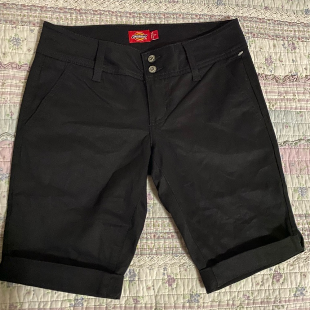 Dickies Girl Black Bermuda Shorts Y2K